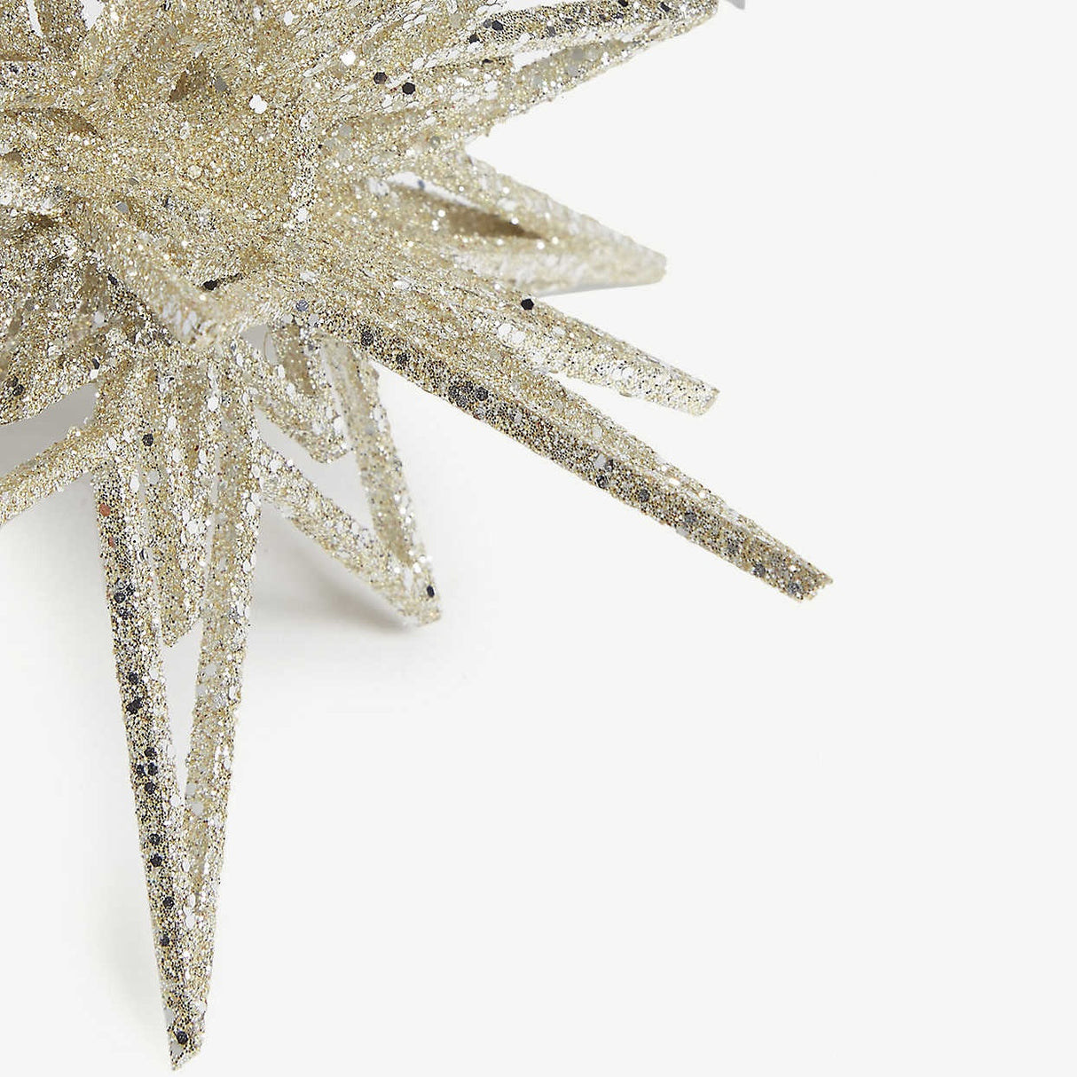5.5" Nordic Glittered Starburst Ornament