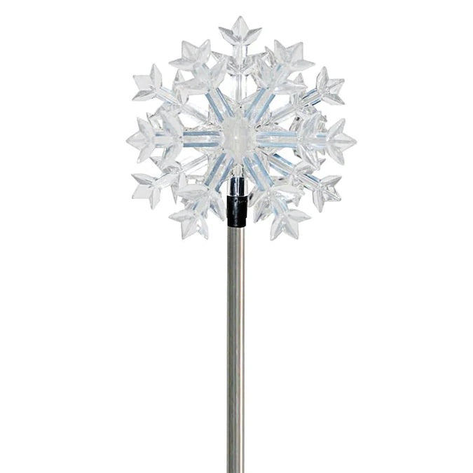 Solar Powered Motion LED Snowflake Garden Light