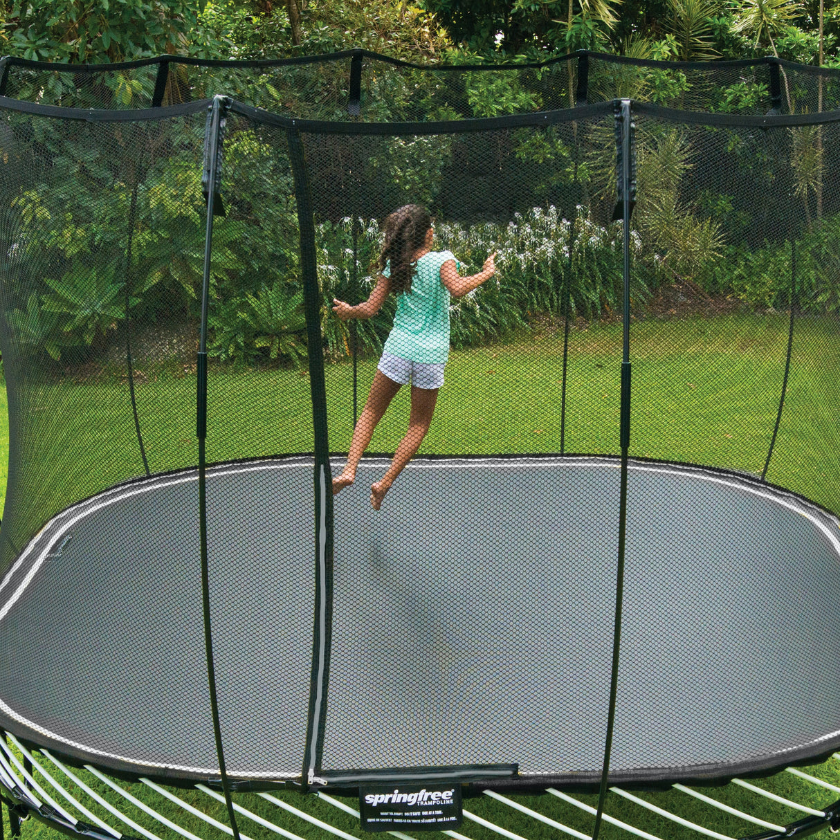 Springfree 11' x 11' Large Square Trampoline - Guaranteed Lowest Price
