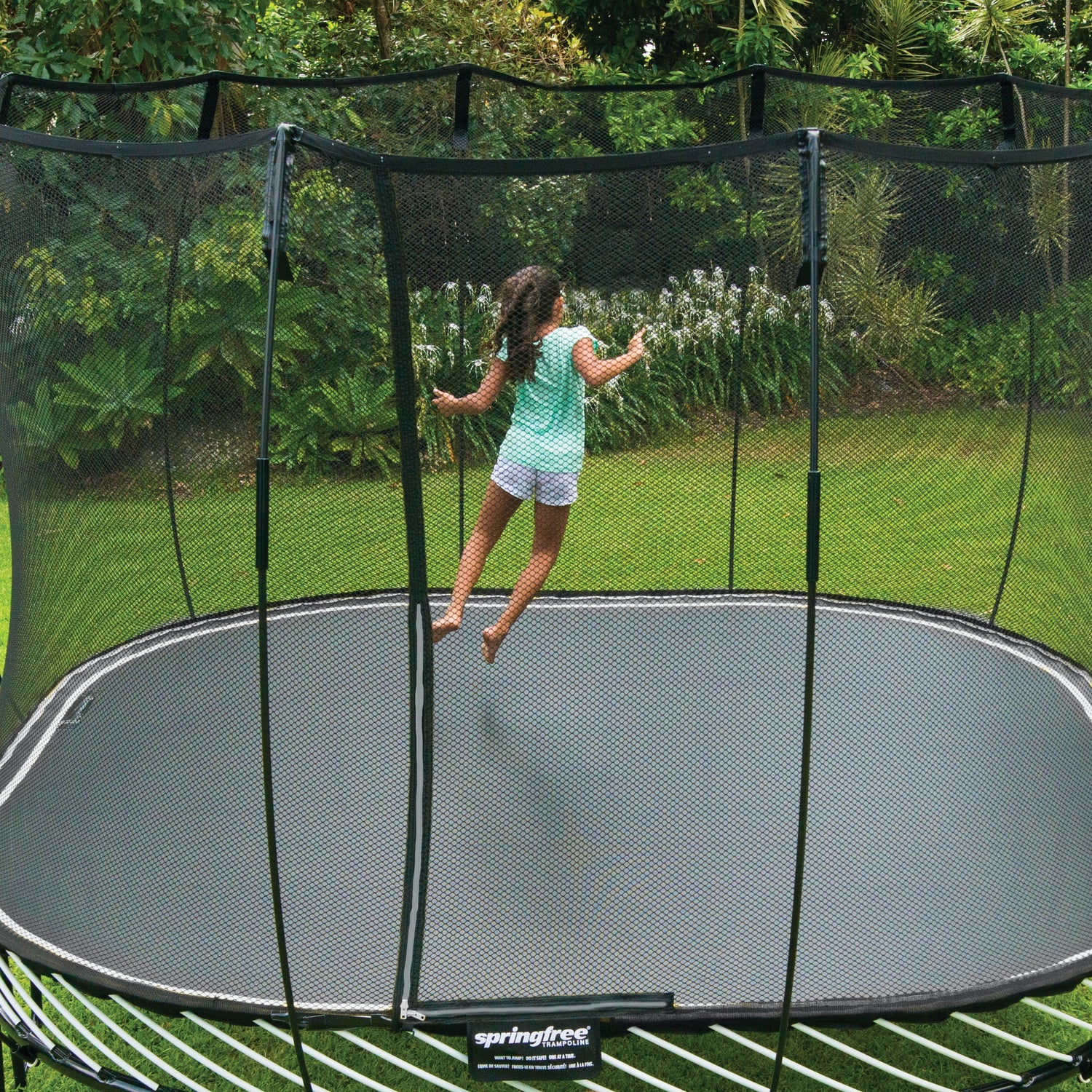 Springfree 11' x 11' Large Square Trampoline - Guaranteed Lowest Price