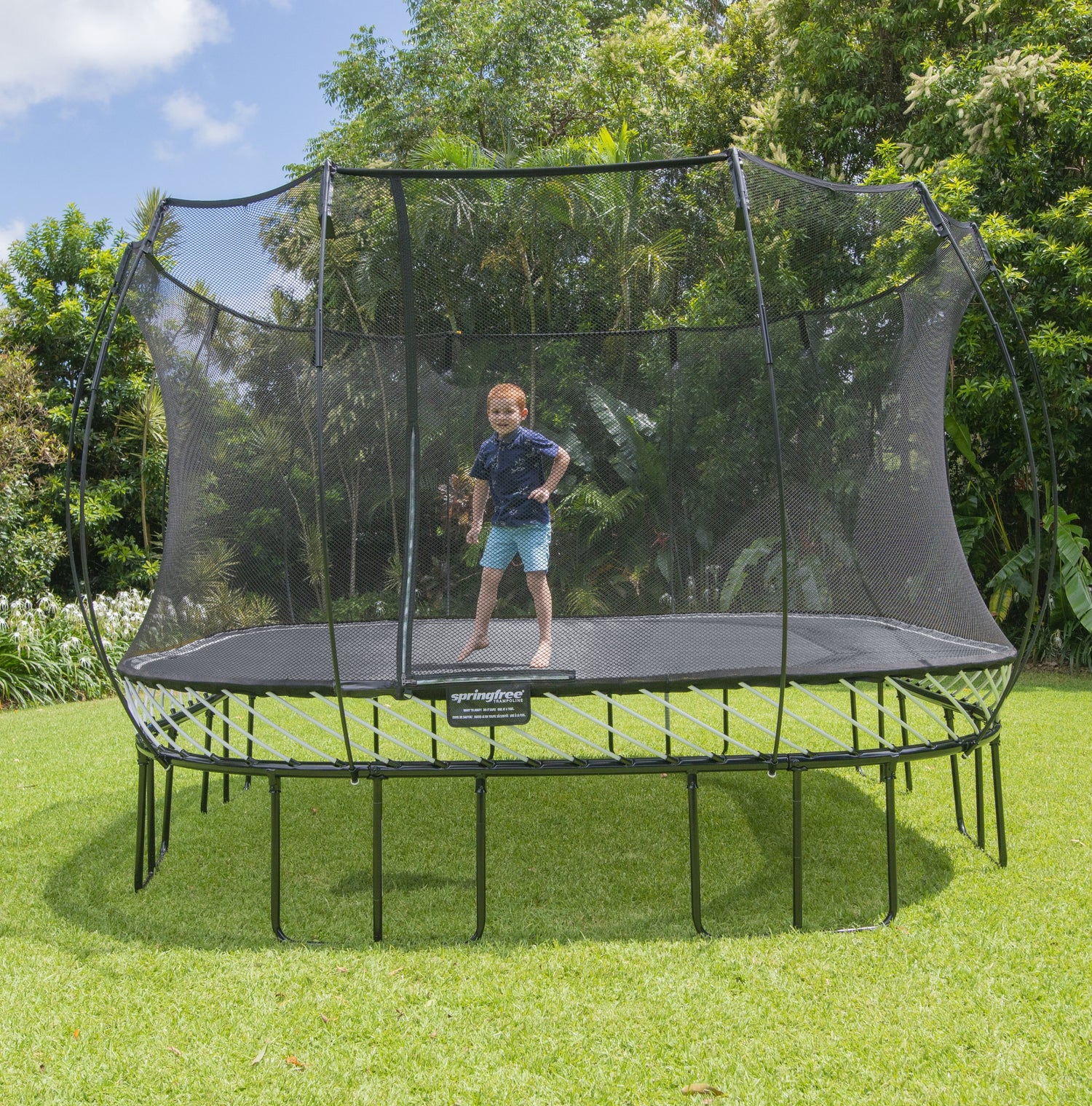 Springfree 13' x 13' Jumbo Square Trampoline - Guaranteed Lowest Price