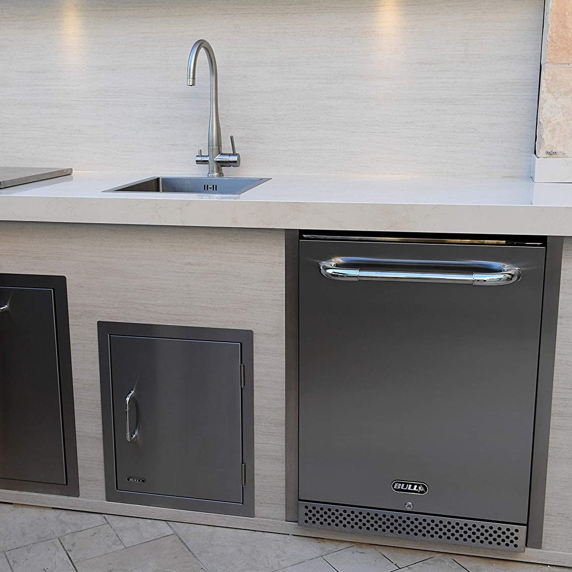 Bull Premium Outdoor Rated Stainless Steel Fridge Series II