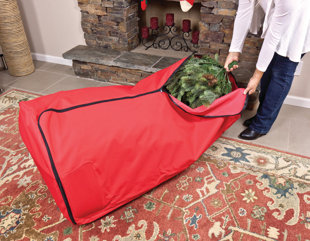 Premium Rolling Christmas Tree Storage Bag for Trees Up to 12ft