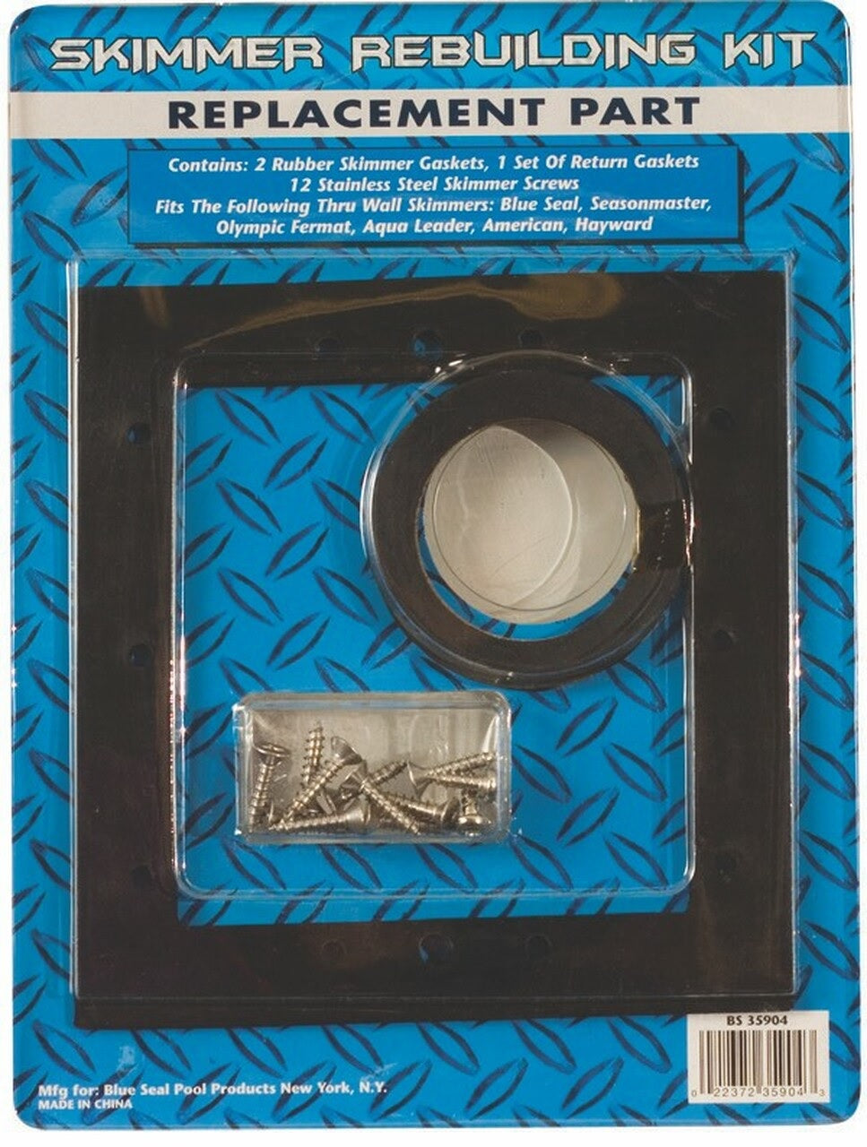 Standard Skimmer Rebuilding Kit Gaskets and Screws