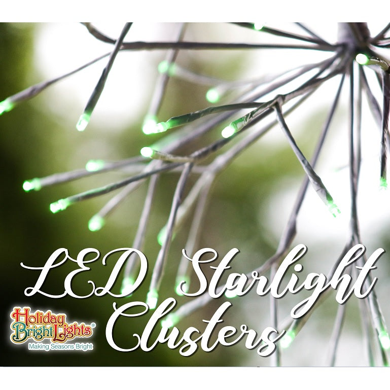 16" Twinkling LED Starburst Clusters