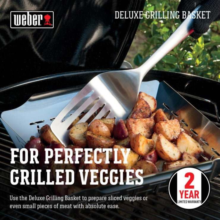 Weber Deluxe Square Grilling Basket 6434