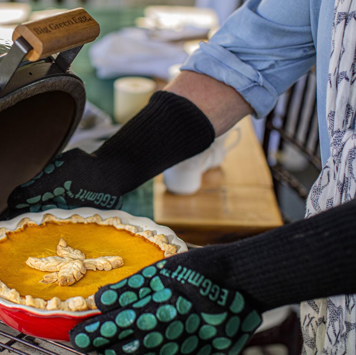 Big Green Egg EGGMitt® Extra Long BBQ Glove