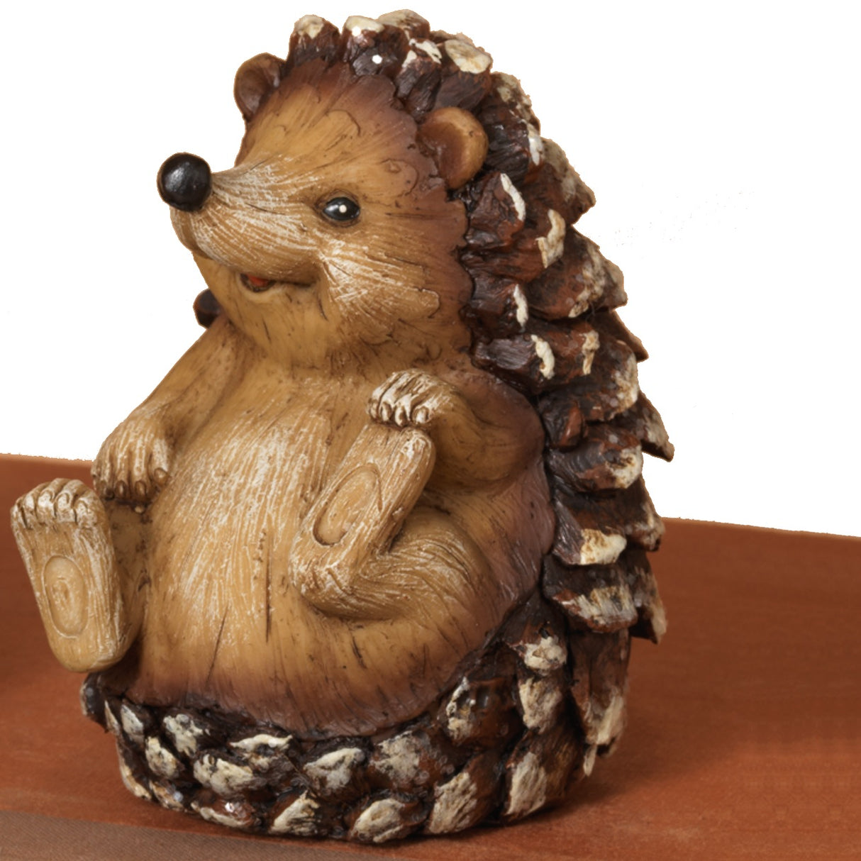 4" Resin Pine Cone Hedgehog Figurine