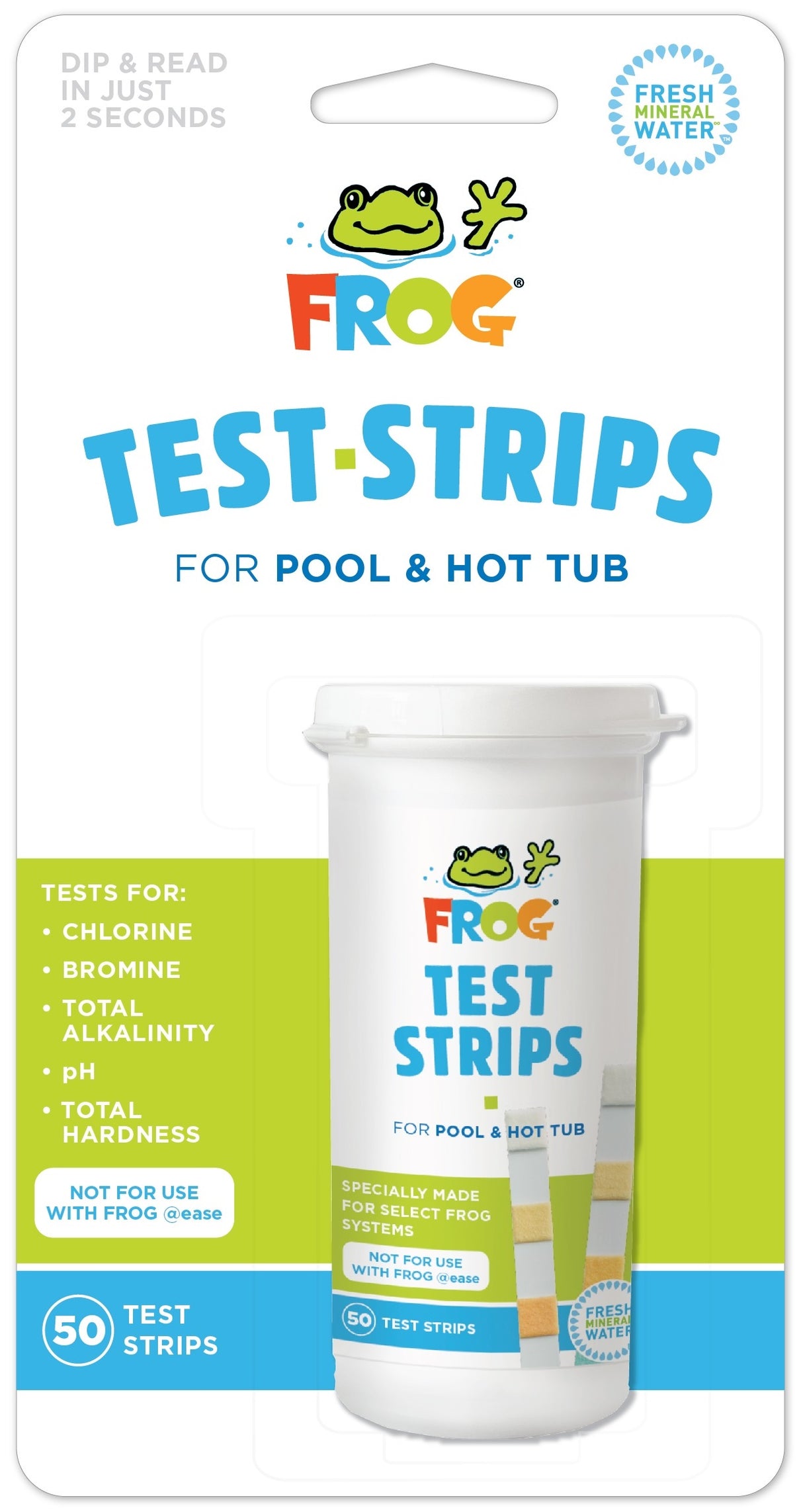 FROG® Test Strips for Pools/Spas