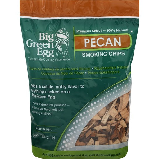 Big Green Egg Premium Kiln Dried Pecan Wood Smoking Chips