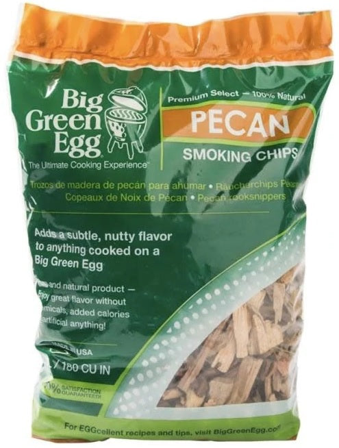 Big Green Egg Premium Kiln Dried Pecan Wood Smoking Chips
