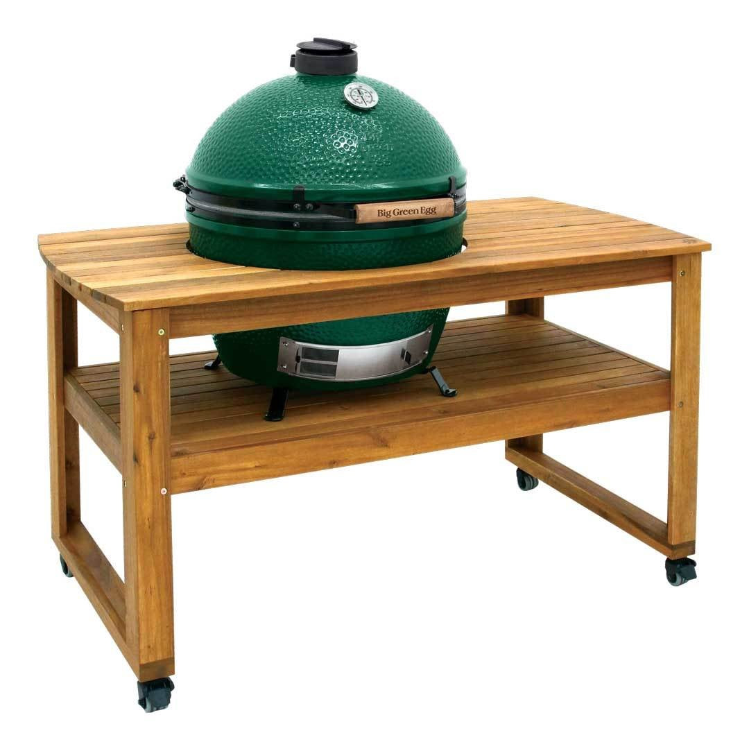 Big Green Egg Acacia Table for Large or XLarge EGGs