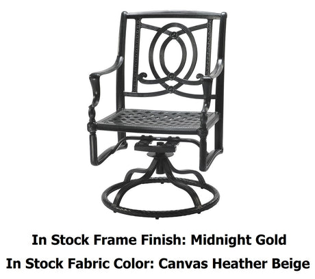 Bel Air Cast Aluminum Cushioned Patio Dining Sets