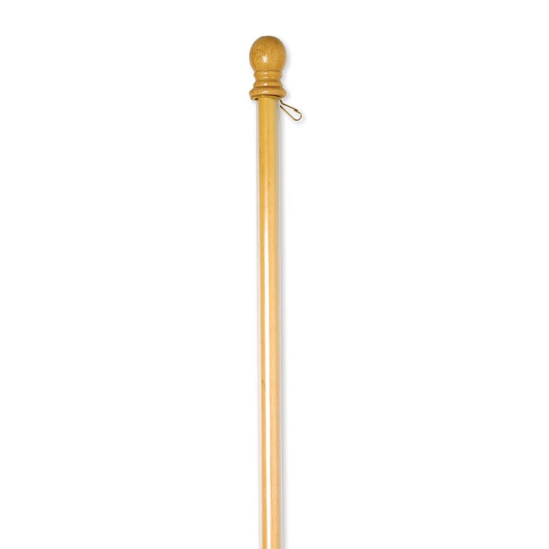 Wooden Flag Pole with Anti-Wrap Tube