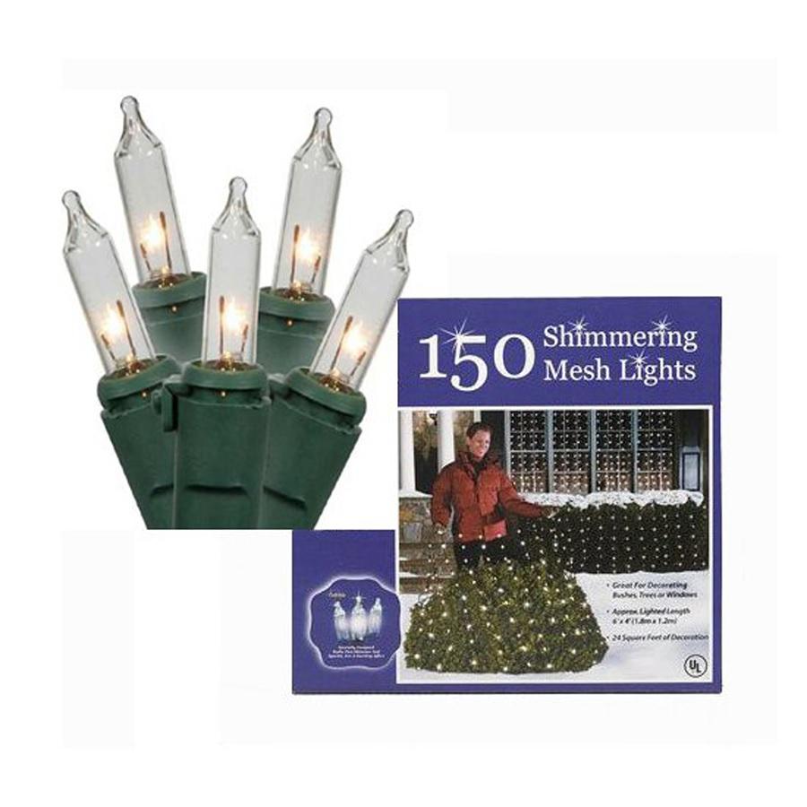150 Shimmering Net-Style Mesh Christmas Lights