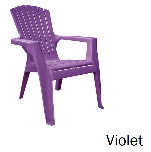 Kids Resin Stacking Adirondack Chairs