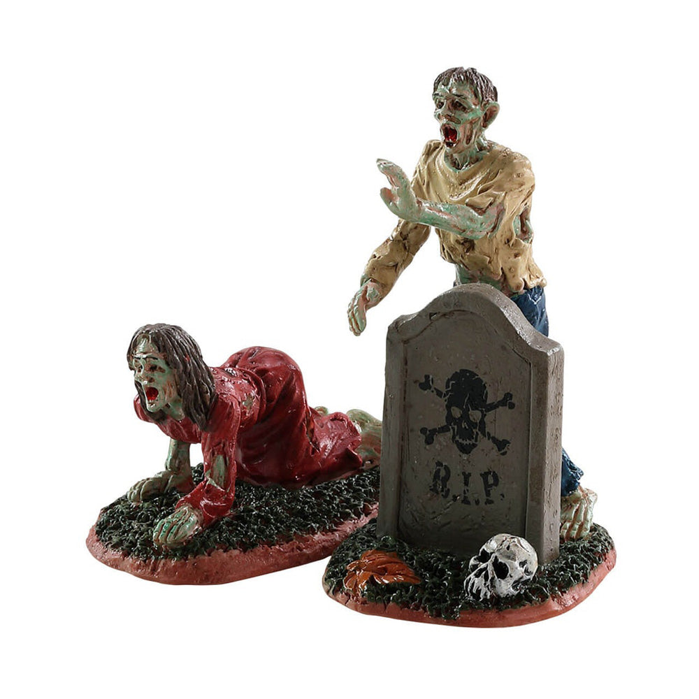 Lemax Spooky Town 2 Piece Zombies #82567