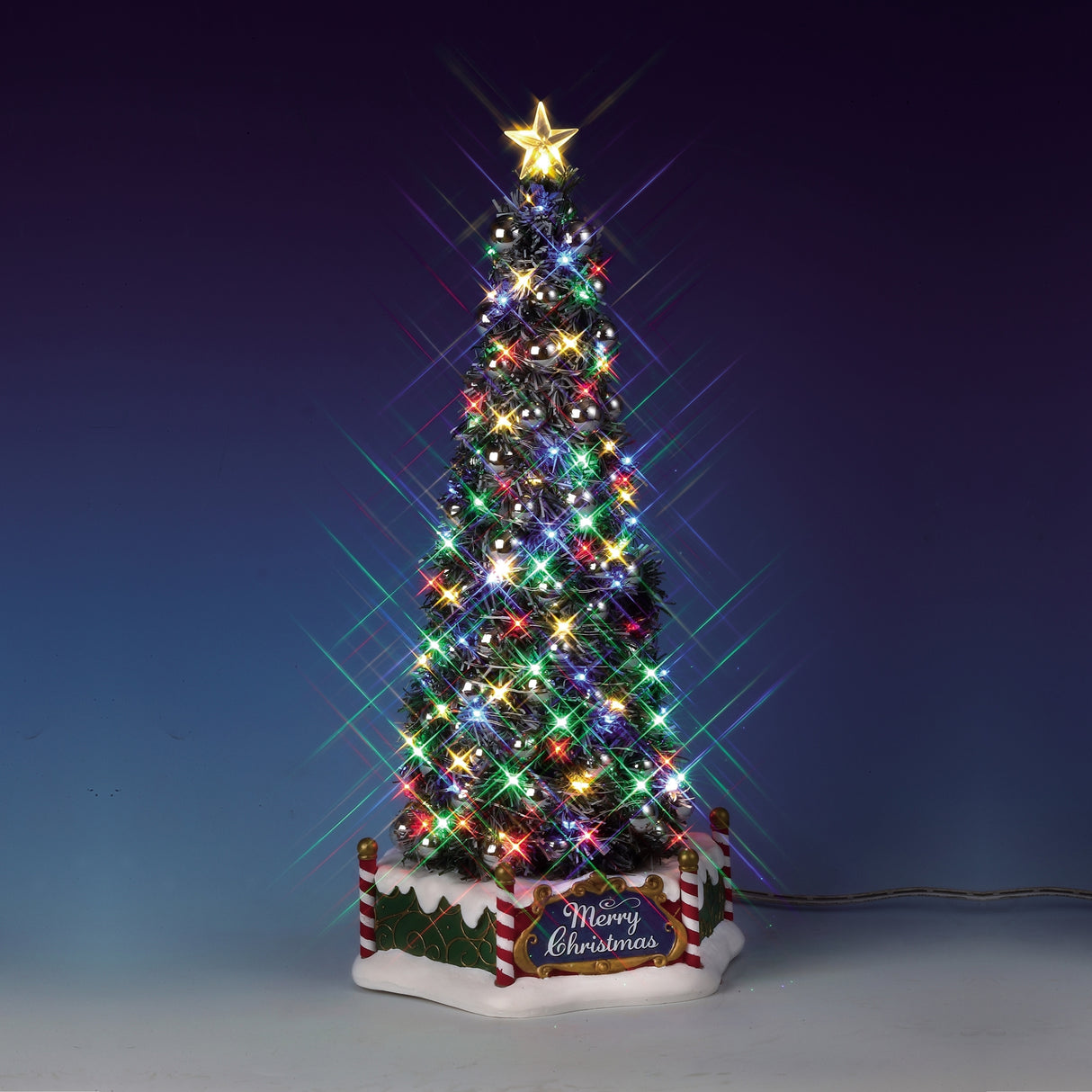 Lemax General Collectibles Sights & Sounds: New Majestic Christmas Tree #84350