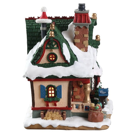Lemax Santa's Wonderland Lighted Building: The Claus Cottage #75292
