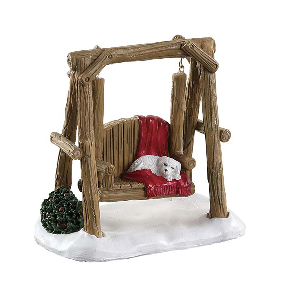 Lemax General Collectibles Rustic Log Swing Accessory, Lemax 84363