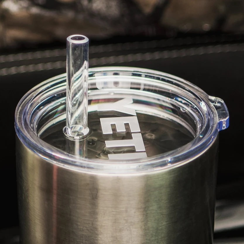 Yeti straw and lid.