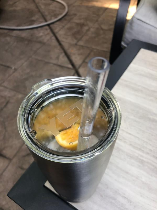 Yeti straw and lid.