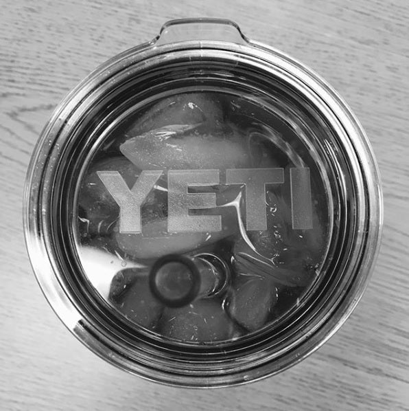 Yeti straw and lid.