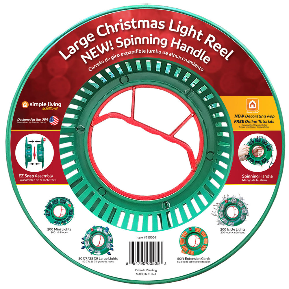Picture of Large Christmas Light Storage Reel Packaging