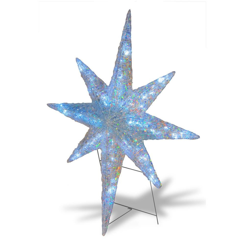 42" Ice Crystal LED Bethlehem Star Sculpture