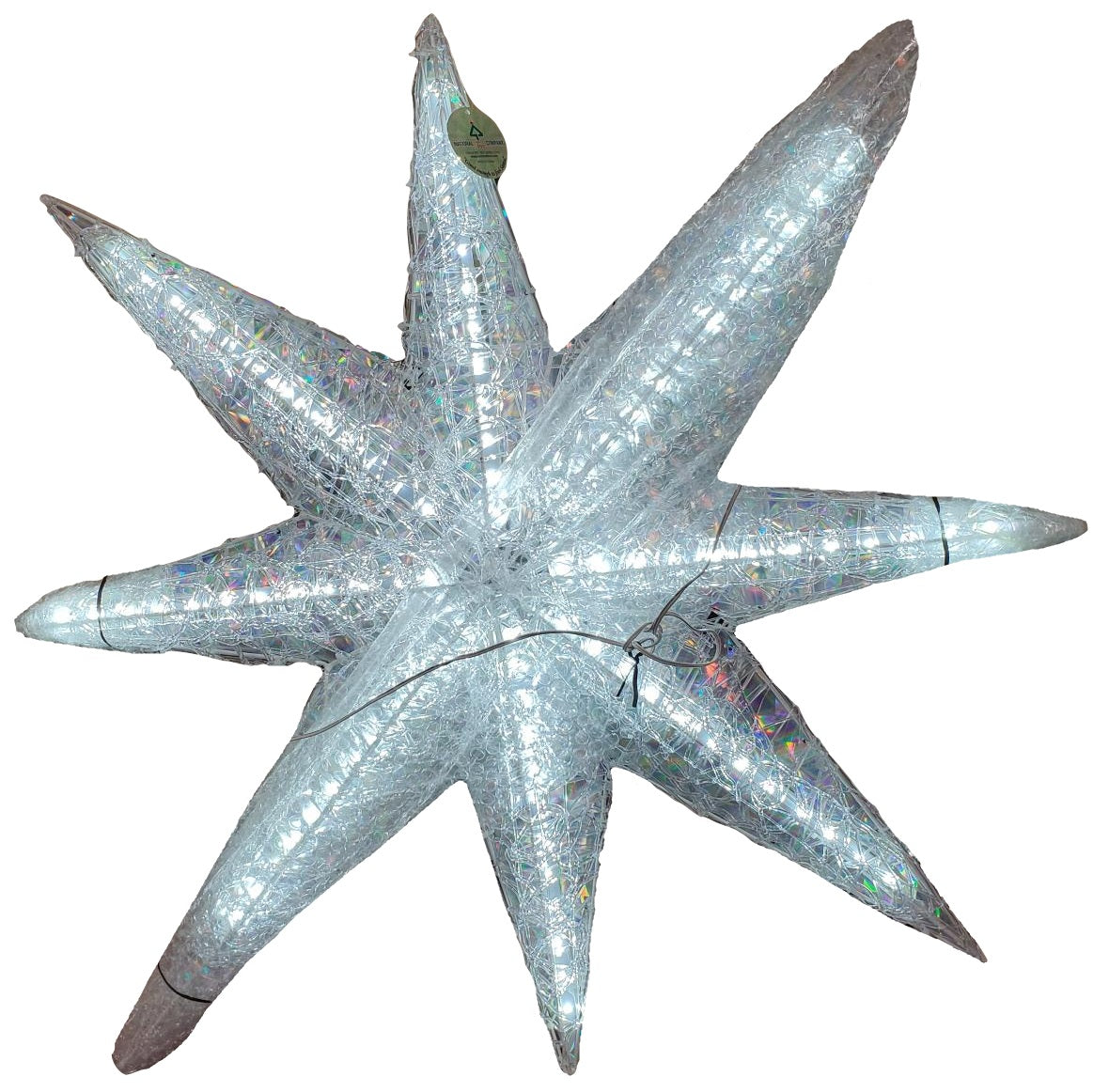 42" Ice Crystal LED Bethlehem Star Sculpture