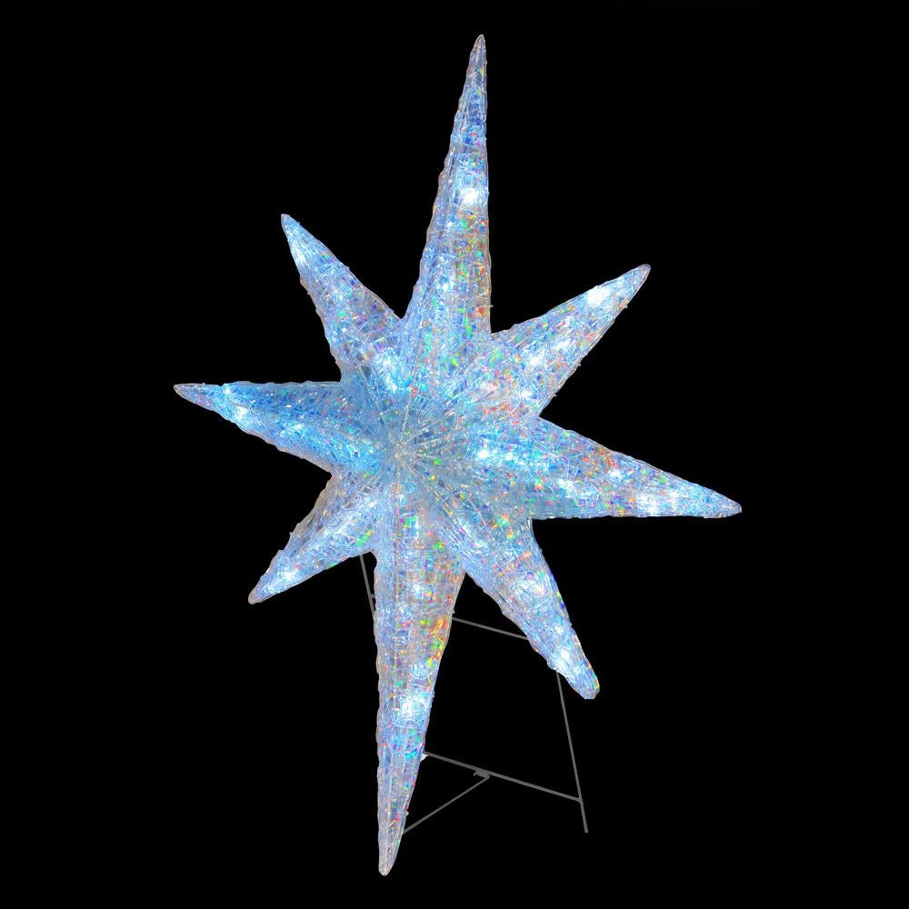 42" Ice Crystal LED Bethlehem Star Sculpture
