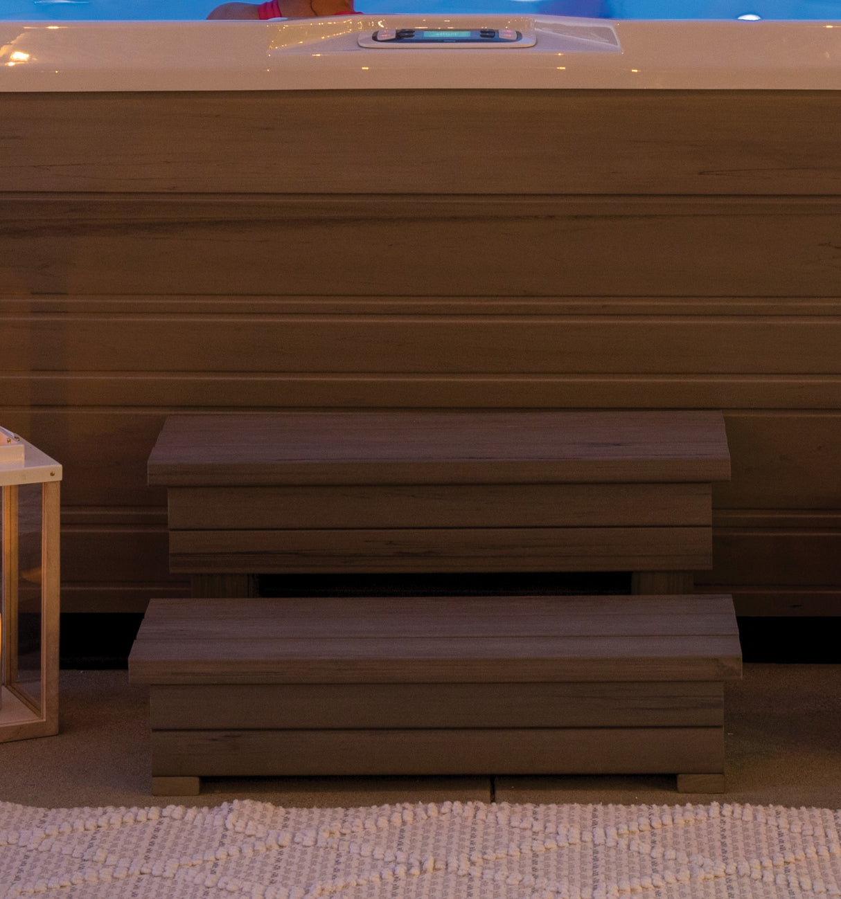 Hot Spring Limelight® Everwood Spa Steps