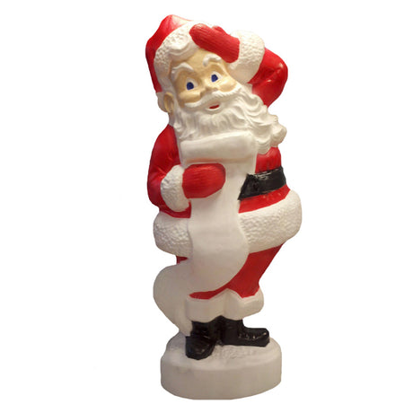 43" Santa With List Blow Mold Christmas Decoration, 75180