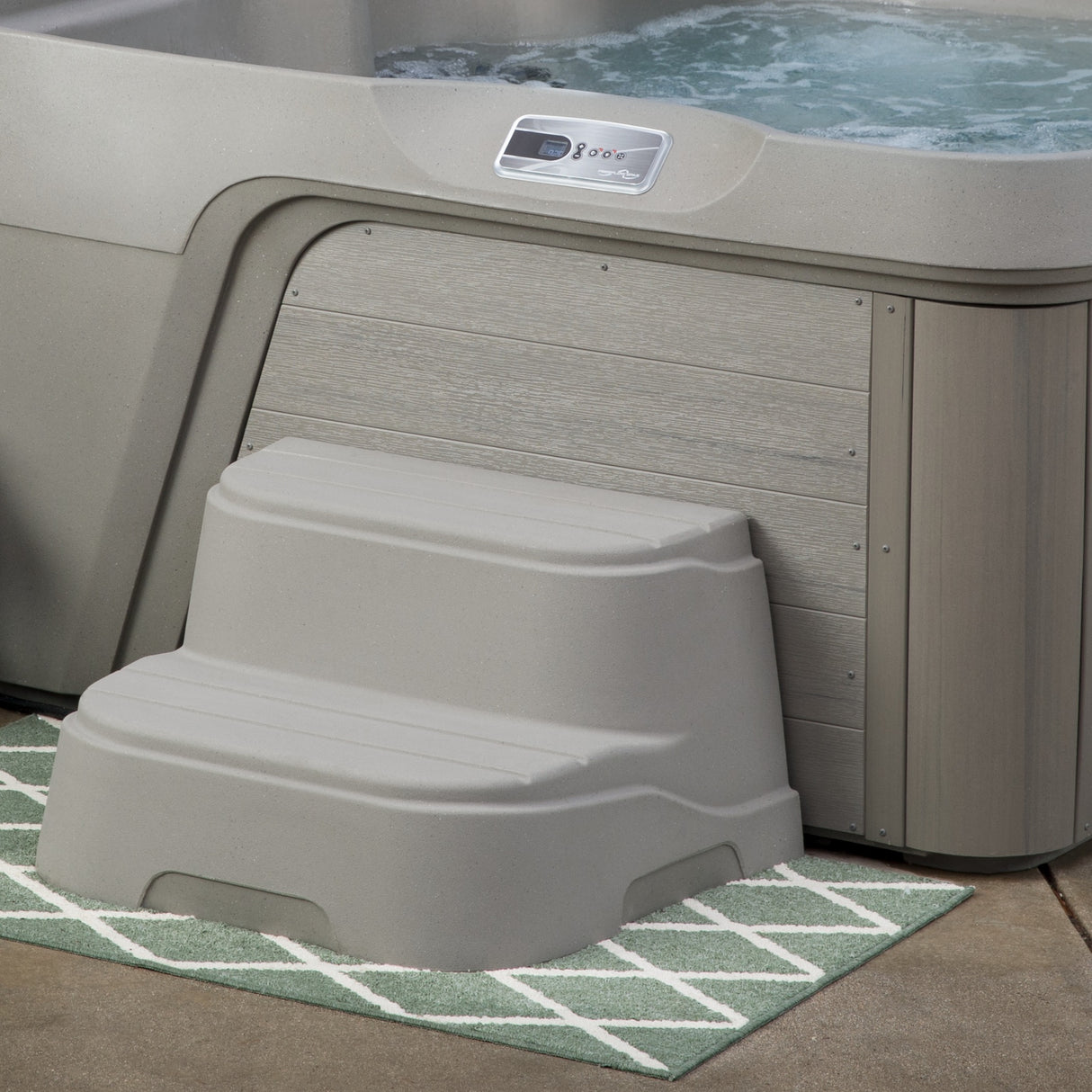 Straight Sand Roto Molded Spa Steps for Mini, Azure, Monterey, Excursion & Premier Hot Tubs