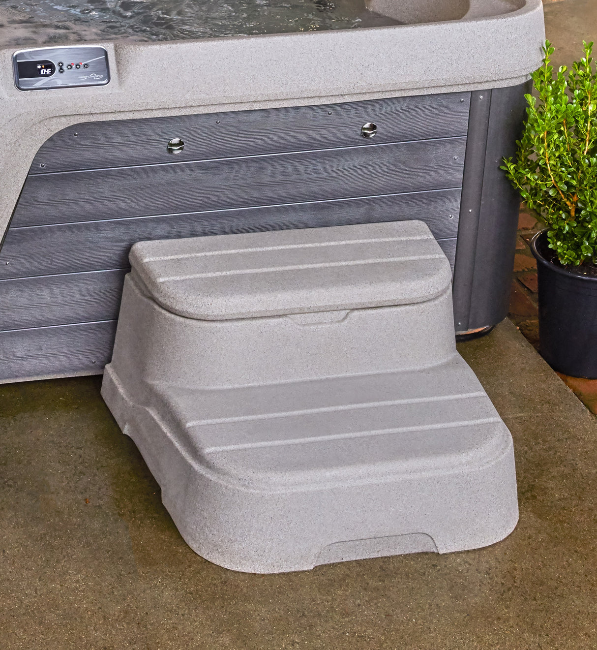 Straight Sand Roto Molded Spa Steps for Mini, Azure, Monterey, Excursion & Premier Hot Tubs