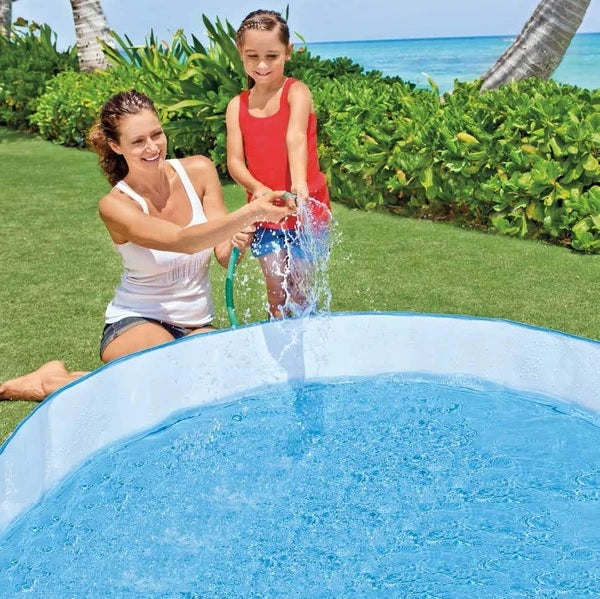 Intex 'Under the Palm Trees' Plastic Snapset Kiddie Pool