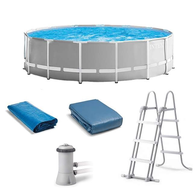 Intex 15' x 48" Prism Frame™ Swimming Pool Set