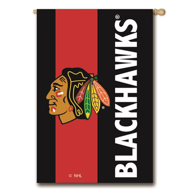 Chicago Blackhawks Mixed-Material Embellished Appliqué Flags
