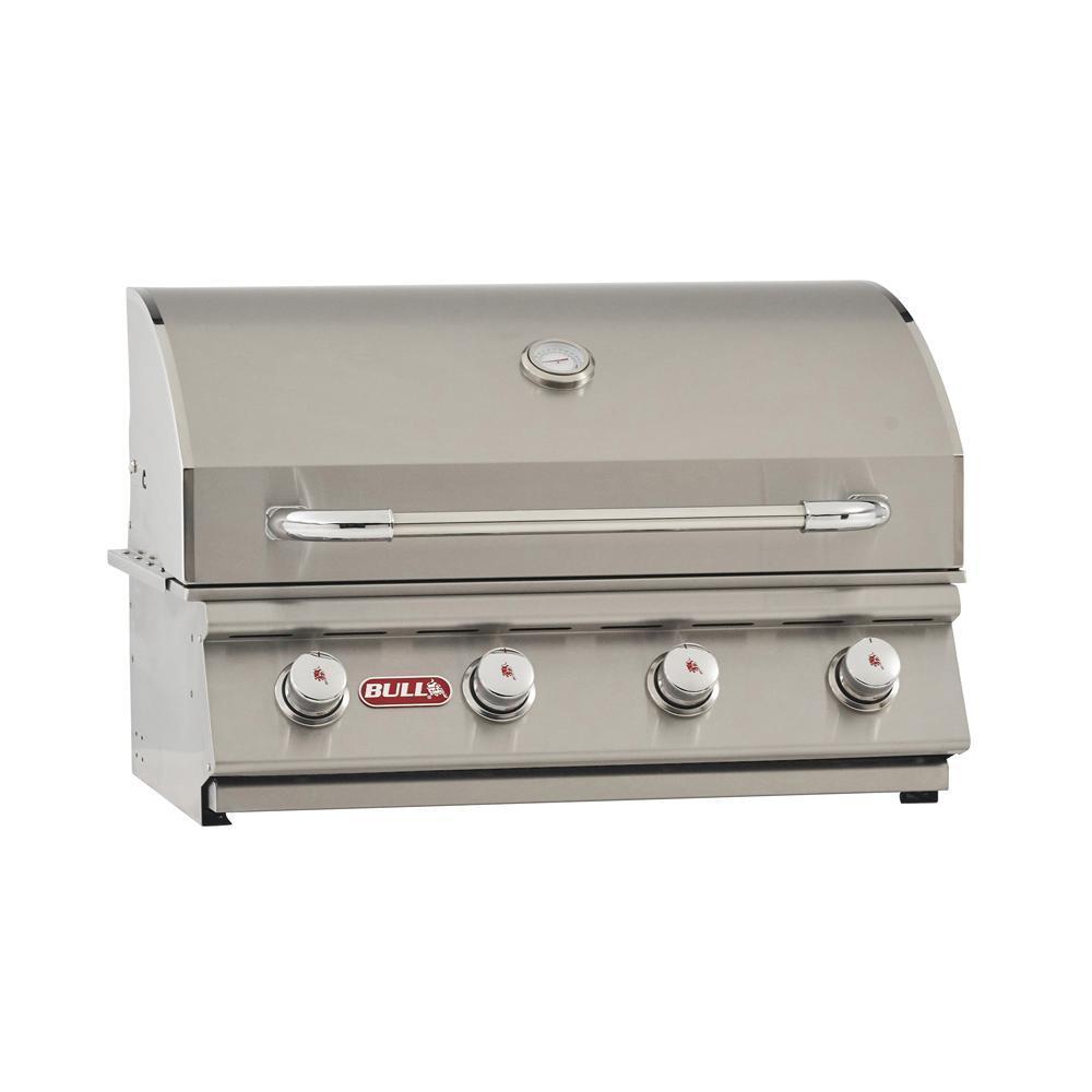Bull Outlaw 30" 4-Burner Stainless Steel Drop-In Grill