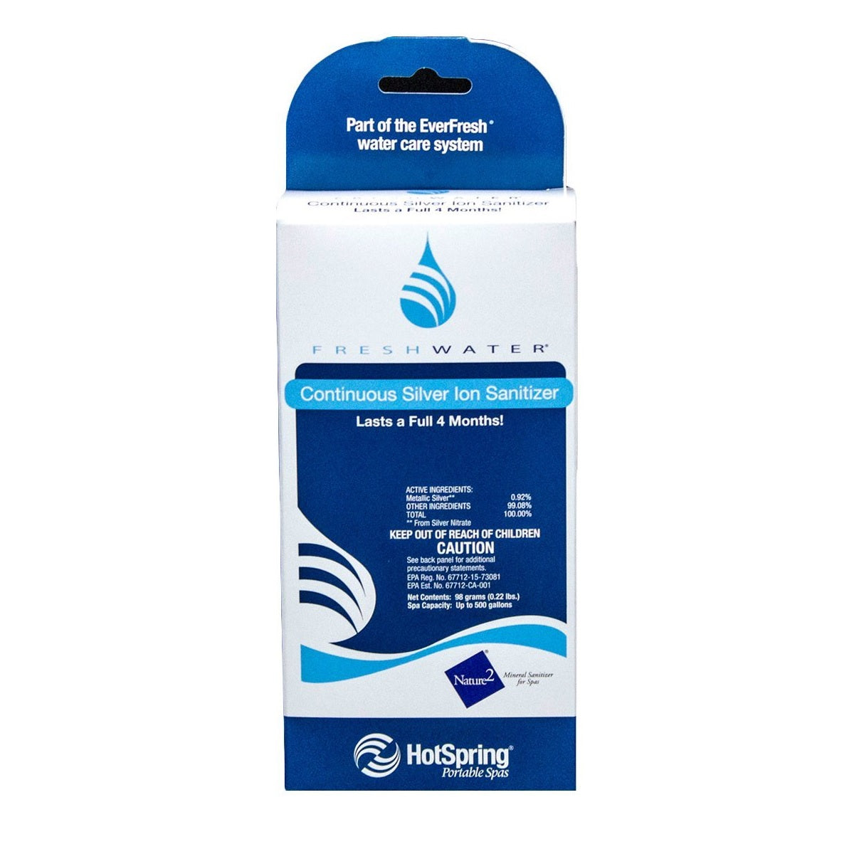 Hot Spring Spas Freshwater AG+ Continuous Silver Ion Sanitizer