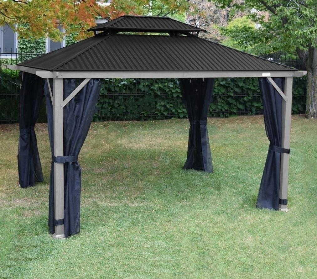 Cambridge Barnwood Hard Top Gazebos