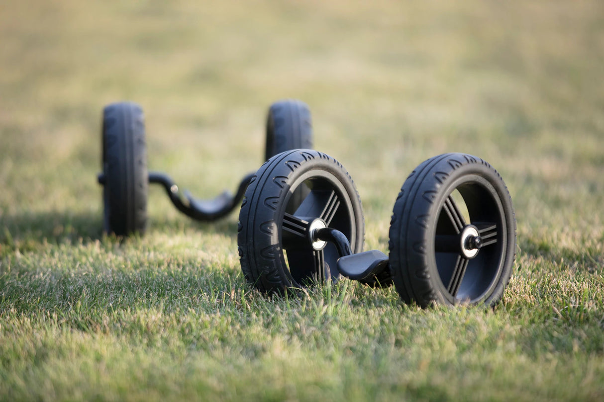 Springfree Trampoline Shifting Wheels