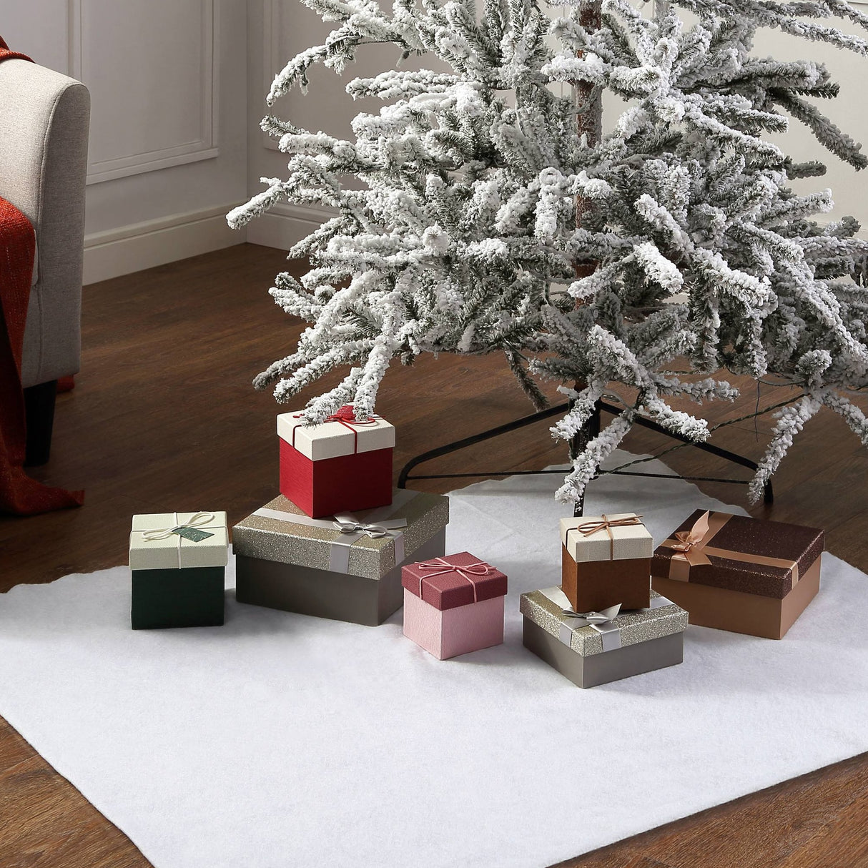 8' Snow-Tex® Artificial Sparkling Snow Mini Christmas Roll