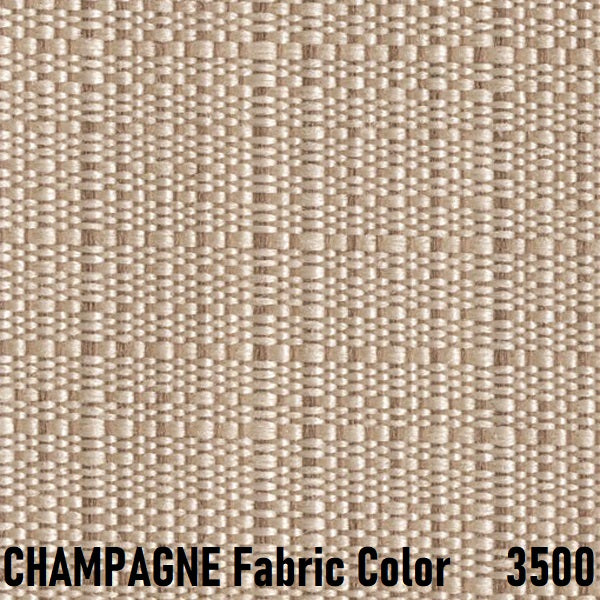 10' Square Cantilever Umbrella in a Bronze Frame with a Champagne Linen Canopy with Base