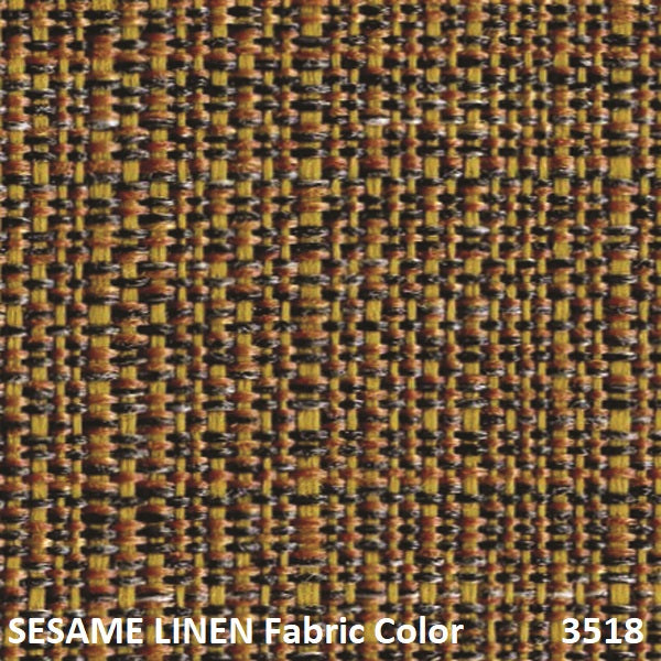 10' Square Cantilever Umbrella in a Bronze Frame with a Sesame Linen Canopy with Base