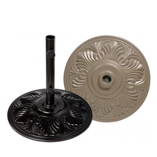 Cast Aluminum Art Deco Umbrella Bases