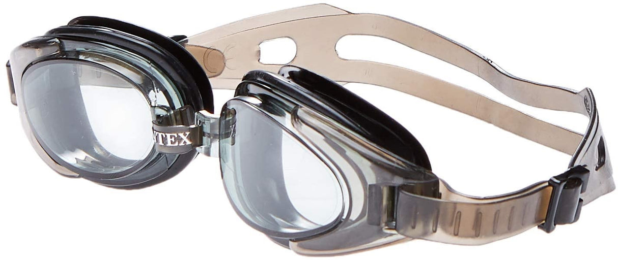 Gray swimming goggles.