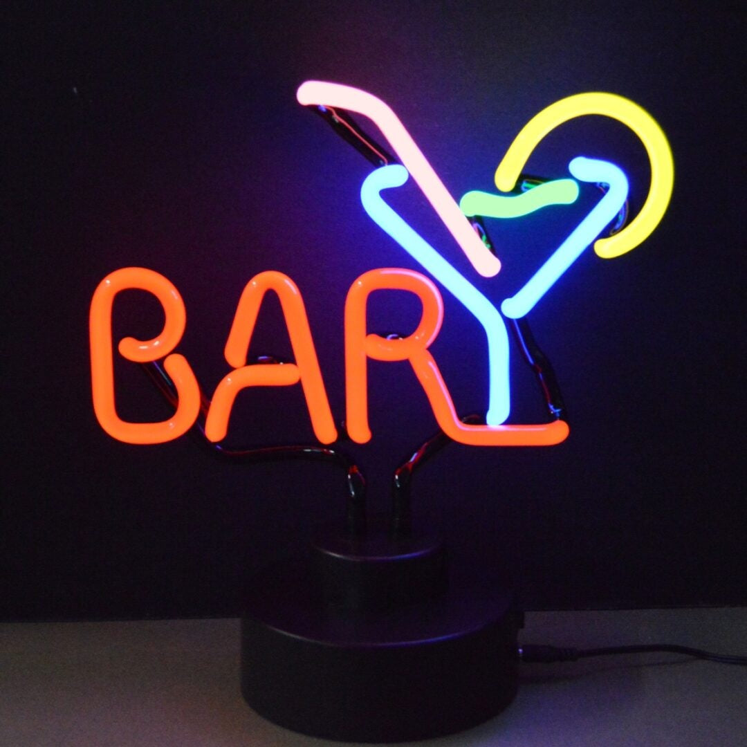Neonetics Bar Martini Neon Sculpture