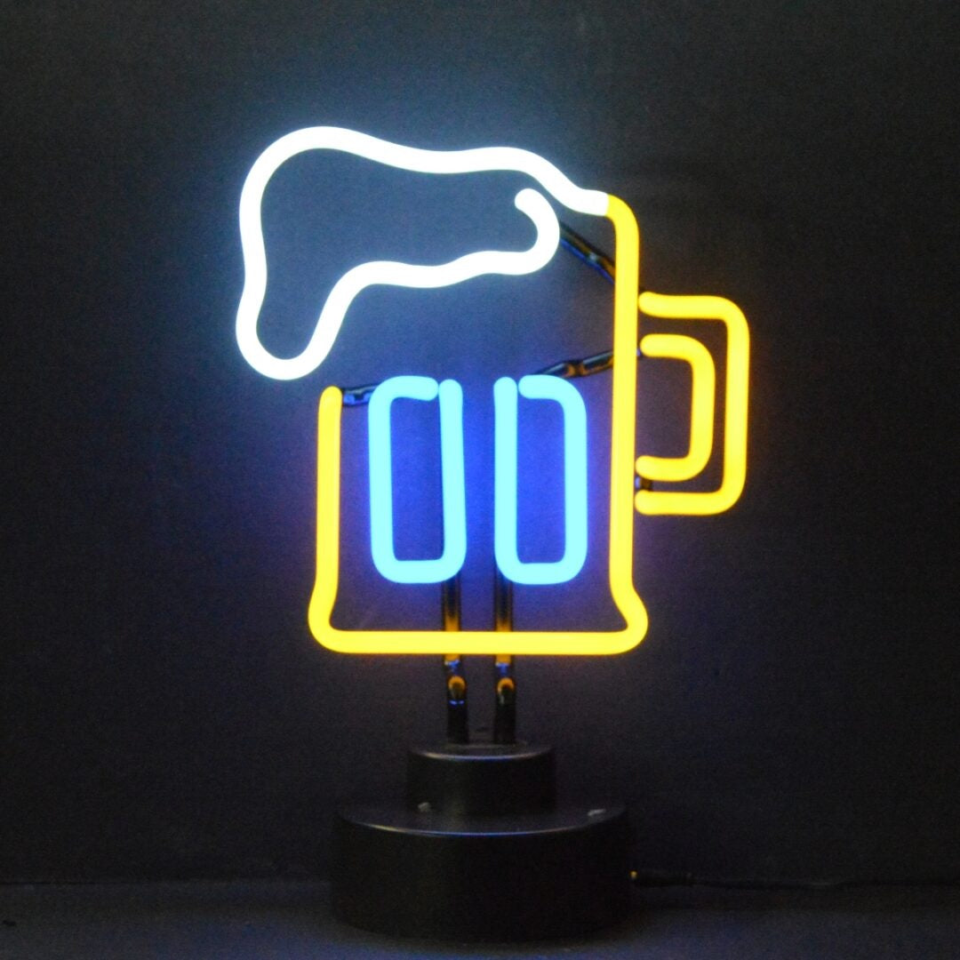 Neonetics Beer Mug Neon Sculpture