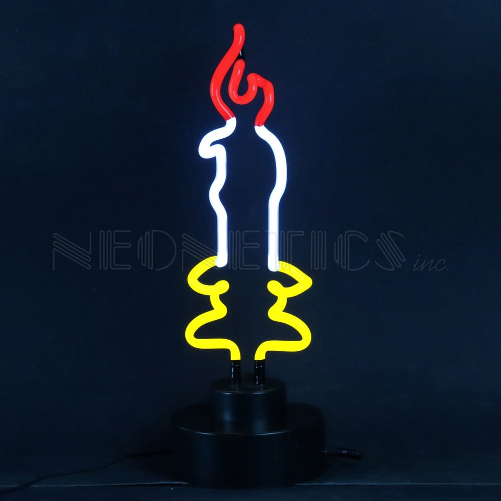 Neonetics Candle Neon Sculpture